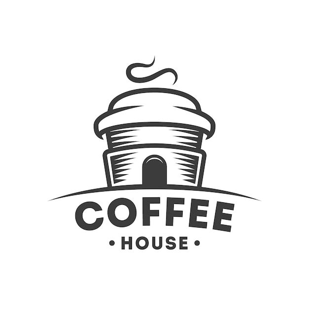 Cozy Coffee House Logo: A Modern, Minimalist Design Symbolizing Community and Quality