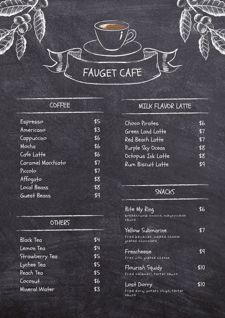 Cafe Menu Design: Blending Rustic Charm with Modern Aesthetics for a Cozy Atmosphere