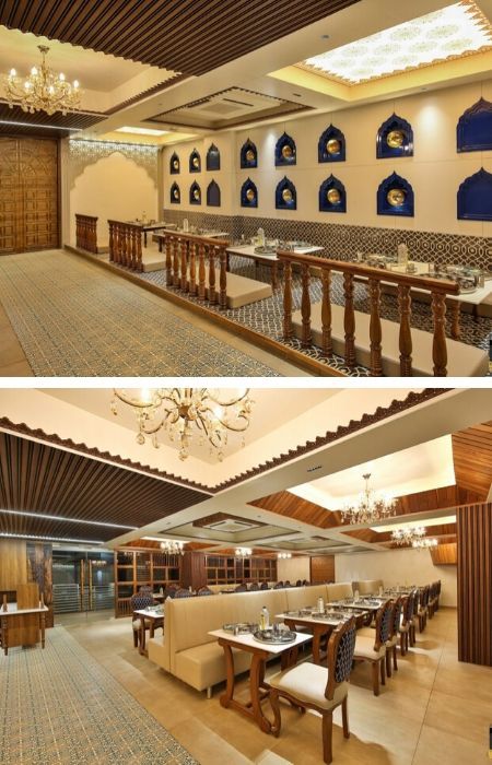 Cafe Design Blends Traditional and Modern Aesthetics for an Elegant Dining Experience