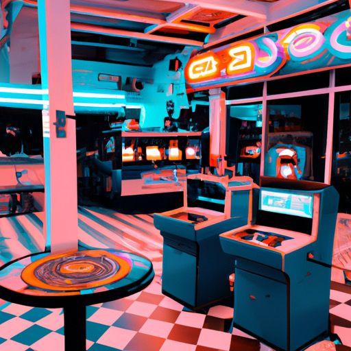 Retro-Inspired Cafe: A Nostalgic Haven for Socializing and Gaming