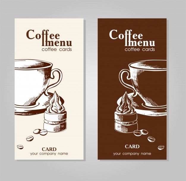 Elegant Dual Coffee Menu Design Enhancing Cozy Cafe Atmosphere