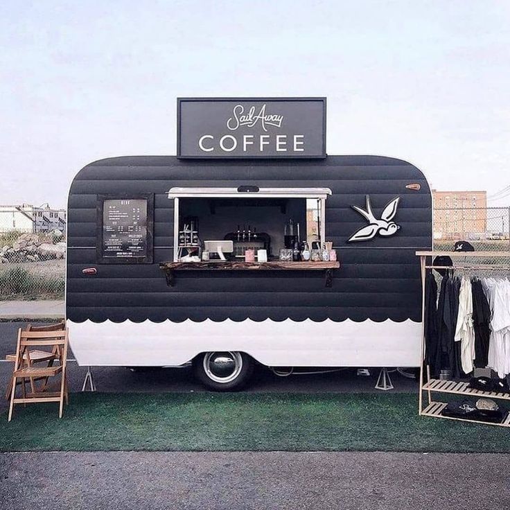 Modern Coffee Trailer: A Stylish Blend of Functionality and Community Charm