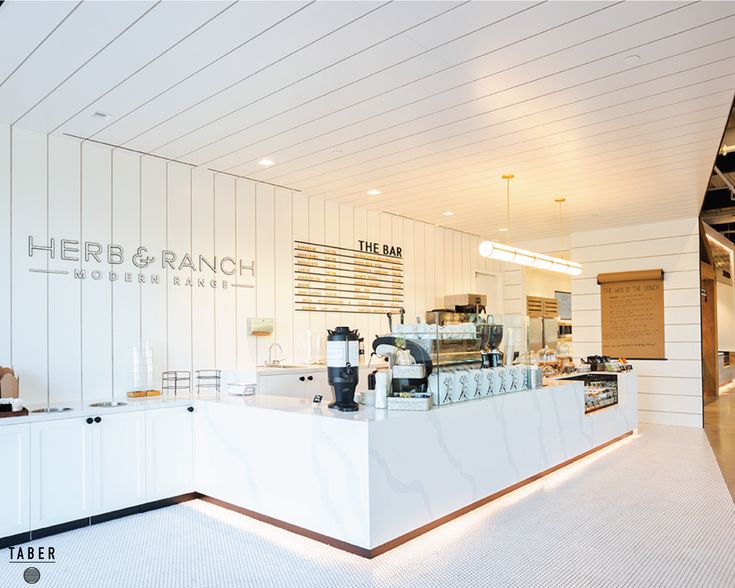 Modern Cafe Design: Sleek Aesthetic with Warm Wood Accents and Inviting Atmosphere