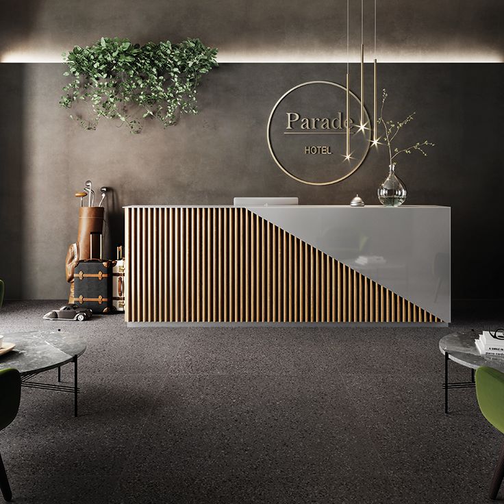 Sleek Modern Cafe Design Blends Earthy Tones with Minimalist Decor for a Cozy Ambiance