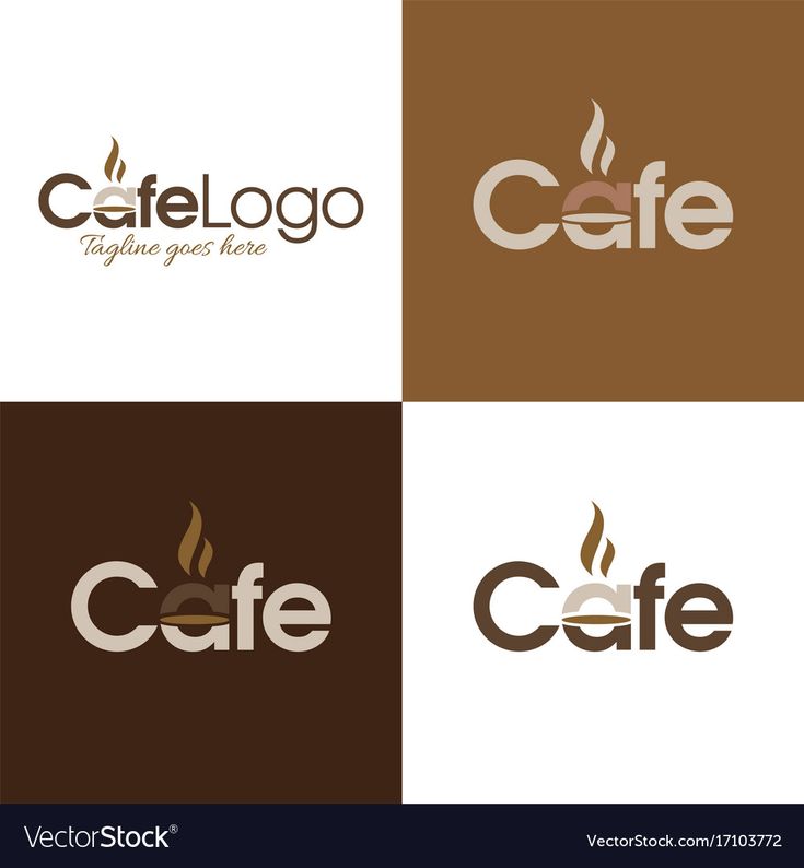 Cozy Minimalist Cafe Branding with Warm Earth Tones and Elegant Flame Motif