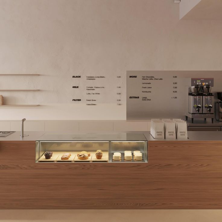 Sleek Wooden Cafe Design Combines Modern Aesthetics with a Warm, Inviting Atmosphere