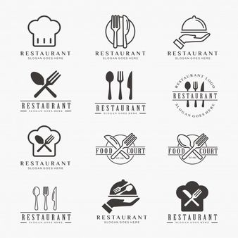 Diverse Logo Designs for Cafes and Restaurants: Blending Culinary Themes with Modern Aesthetics