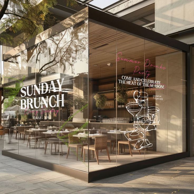 Sleek Cafe Design Combines Natural Light and Modern Aesthetics for a Relaxed Dining Experience