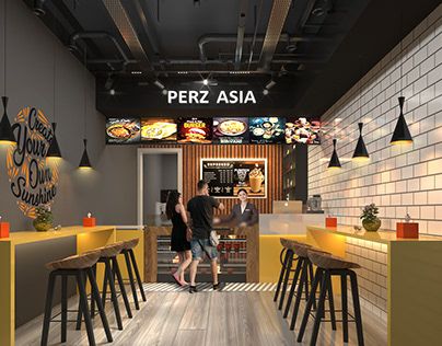 Modern Cafe Design: An Inviting Atmosphere with Stylish Decor and Comfortable Dining Experience