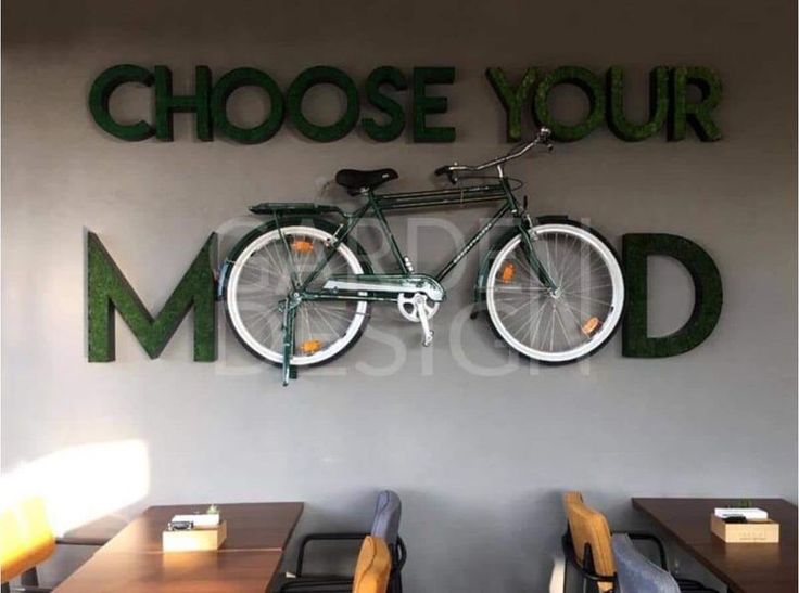 Charming Cafe Blends Bicycle Art, Lush Greenery, and Cozy Decor for a Relaxing Ambiance