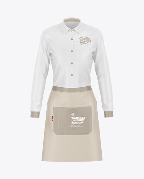 Chic Waitress Uniform Design for a Stylish Cafe Environment