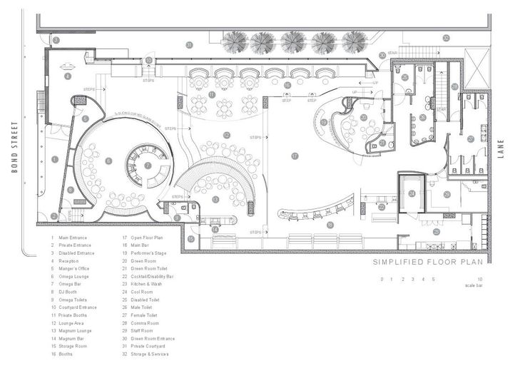 Versatile Cafe Design with Distinct Zones and Inviting Atmosphere