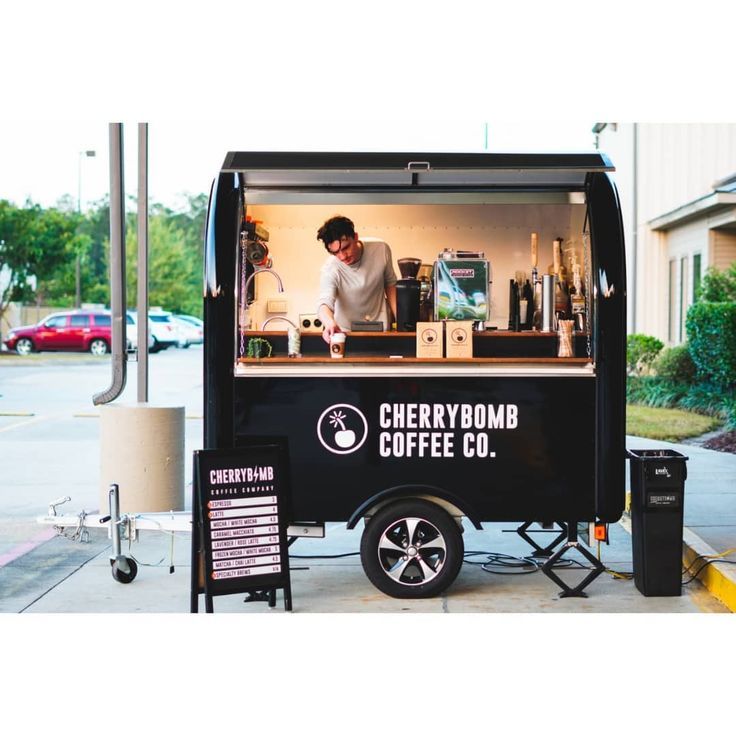 Modern Coffee Cart Blending Sleek Design and Functional Appeal