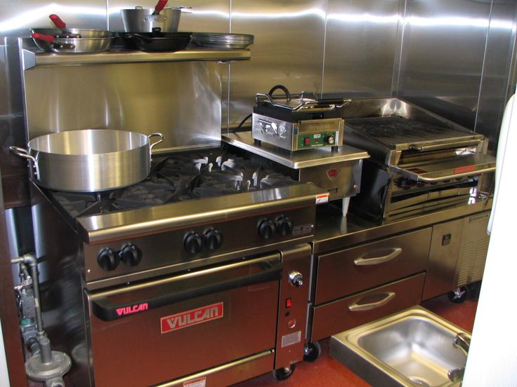 Efficiently Designed Commercial Kitchen for High-Volume Food Preparation